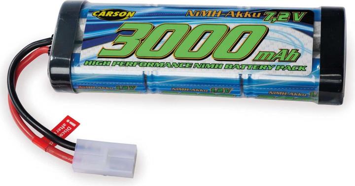 Carson 7.2V/3000mAh NiMH Race Battery TAM (7.20 V, 3000 mAh)