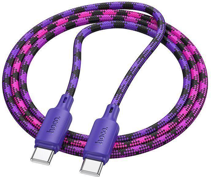 Immagine prodotto Hoco Cable Cable USB C to USB C 3A 60W 1 m X116 gradient purple (1 m, USB 3.2 Gen 1, 60 W)