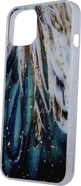 Image du produit OEM Etui Gold Glam pour Xiaomi Redmi 13C 4G / 13C 5G plumes (Xiaomi Poco C65, Xiaomi Redmi 13C 5G)