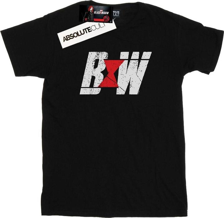Produktbild Black Widow Movie Initial Logo TShirt (S)