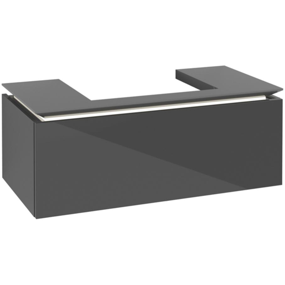 Villeroy & Boch, Waschbeckenunterschrank, Legato Waschtischunterschrank B680, 1000x380x500mm, Waschtisch mittig, LED- Be...