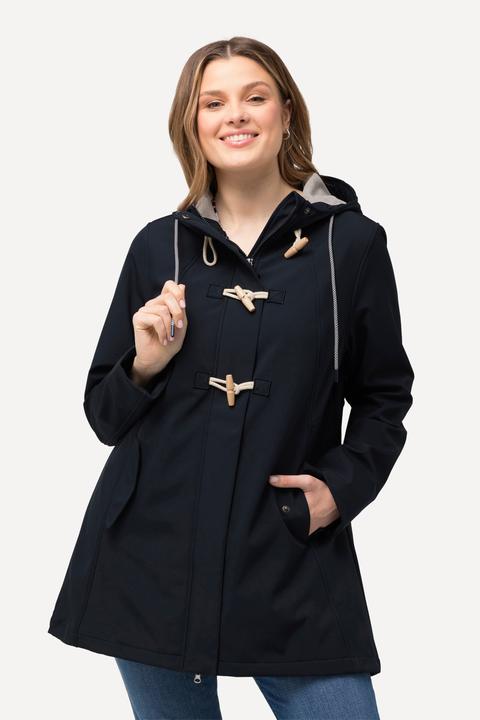 Produktbild Ulla Popken HYPRAR Softshelljacke, wasserabweisend, Knebelknöpfe (54)