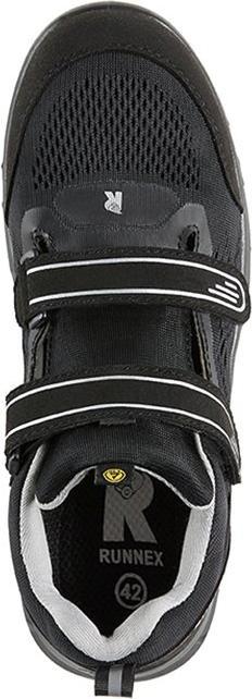 Actual product image Runnex S1PS ESD safety velcro sandals FlexStar, black/grey (37)