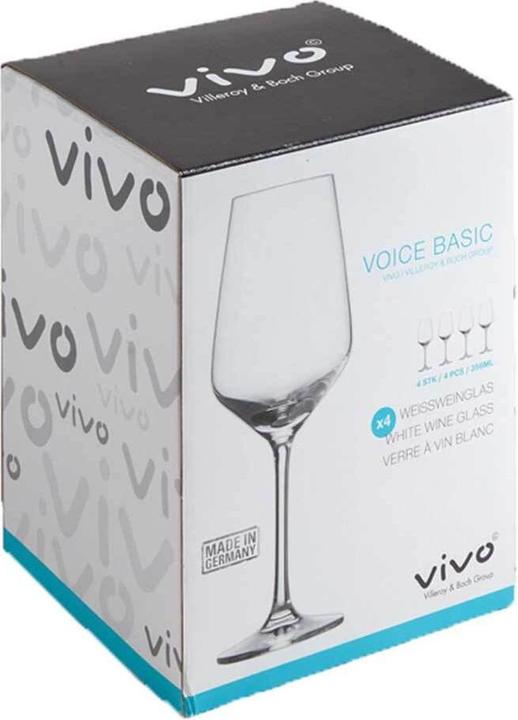 Produktbild Vivo by Villeroy & Boch Voice Basic (35.60 cl, 4 Gläser, Weissweingläser)