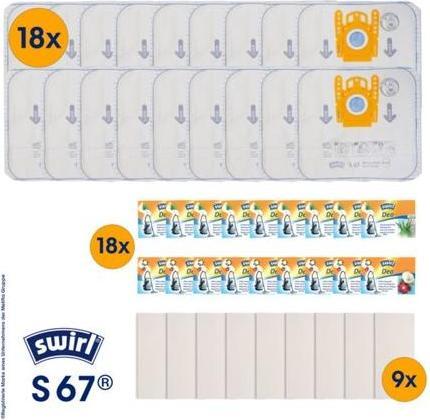 Immagine prodotto Melitta Swir Bag S67 MP Plus 2 pezzi +Onpack 2978138004, +Onpack Deo 2 pezzi. (2x)