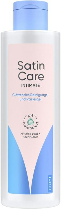 Gillette Satin Care Intimpflege 2-in1 Reinigungs- und Rasiergel 190 ml Intimpflege 190 ml (Gel intime)