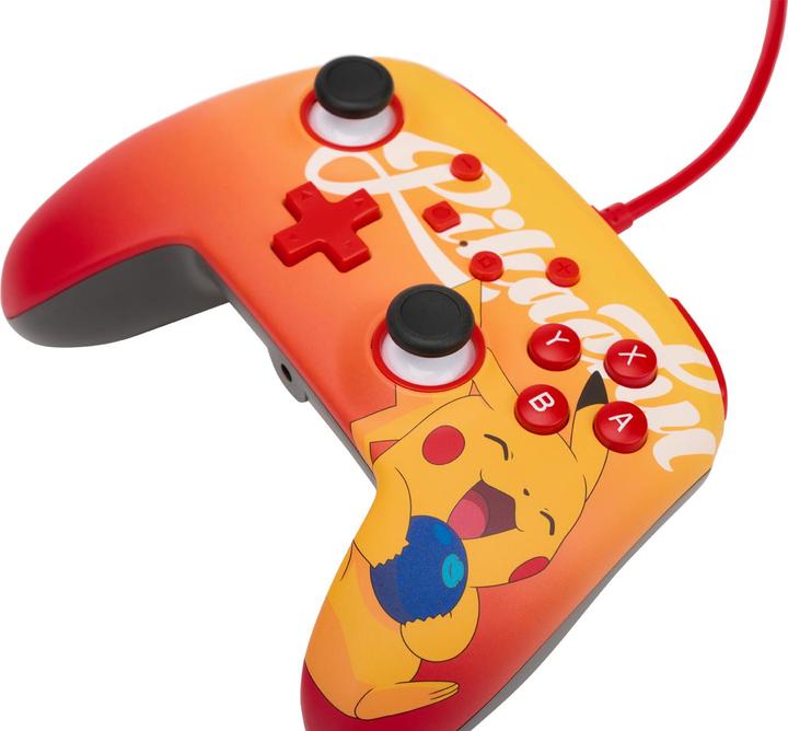Produktbild PowerA Verbesserter kabelgebundener PowerA-Controller für Nintendo Switch - Oran Berry Pikachu (Switch)