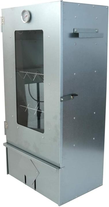 Actual product image Smoker Cabinet with 3 Shelves for Smoking and Cooking Fish Smoker Oven with Thermometer (42 cm)