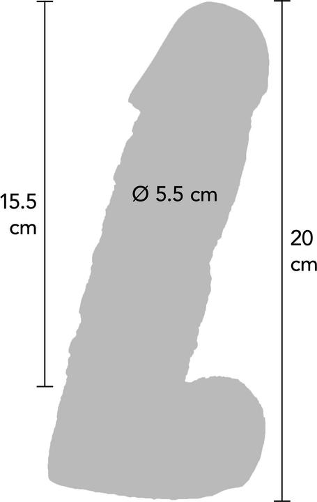 Produktbild ToyJoy Prince Charming 20 Cm Dong