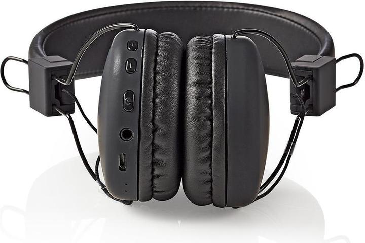 Produktbild Nedis Bluetooth On-Ear Faltbar Integriertes Mikrofon Schwarz, HPBT1100BK, one-Size (Keine Geräuschunterdrückung, 15 h, Kabellos)