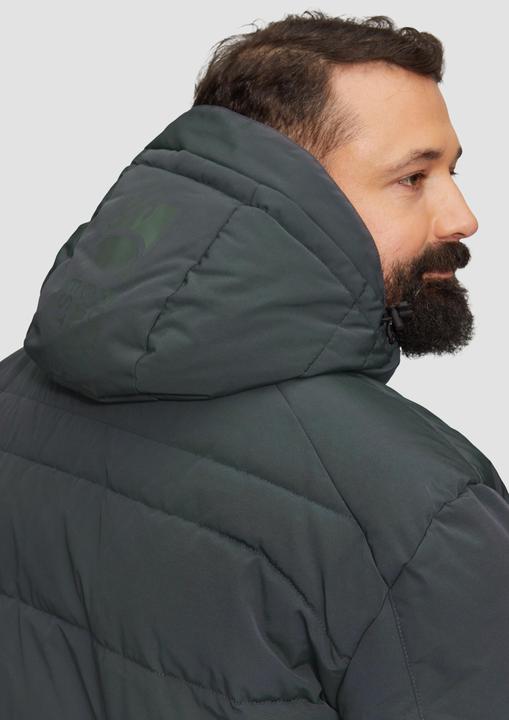 Actual product image S.Oliver Outdoor-Jacke Wasserabweisende Steppjacke mit abnehmbarer Kapuze (4XL)