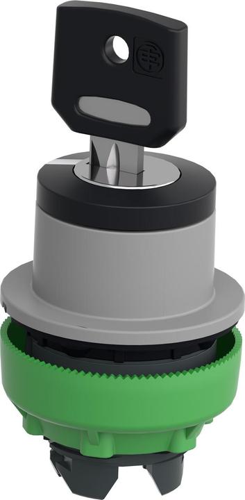Actual product image Schneider Electric Key switch, front, plastic, 2- ZB5FG6C0