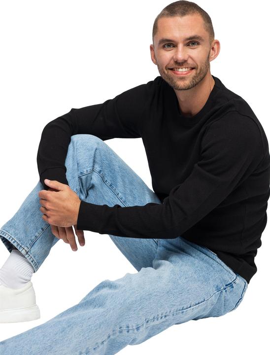 Produktbild Switcher Herren Longsleeve aus 100 % Baumwolle Waffle Struktur (M)