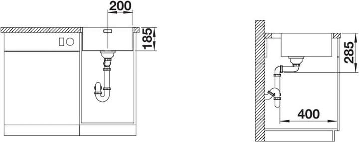 Produktbild Blanco Solis 400-IF/A (Aufsatzspülbecken, 44 cm, 50 cm)