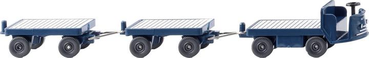 Wiking 116004 H0 Model bouwvoertuig Elektrische trolley met aanhangers