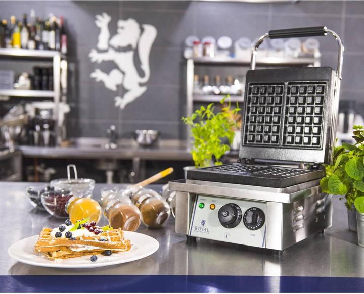 Actual product image Royal Catering Waffle maker - 2,000 watts - Rectangular