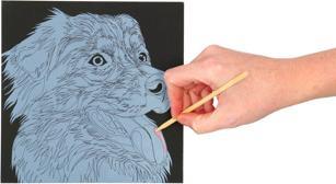 Actual product image Grafix Scratch cards, 6pcs - Animals