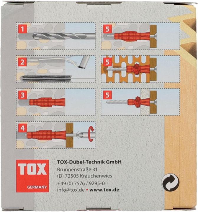 Image du produit Tox Chevilles à usage général GP TRI 8/51 (10 pcs)