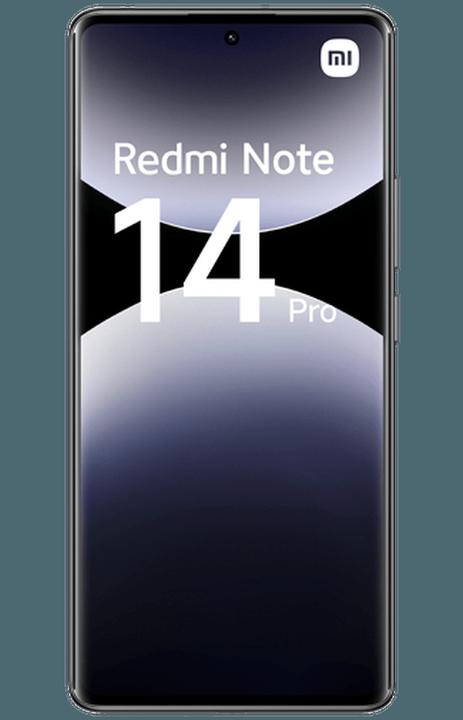 Actual product image Xiaomi Redmi Note 14 Pro (512 GB, Midnight Black, 6.67", Hybrid Dual SIM, 4G)