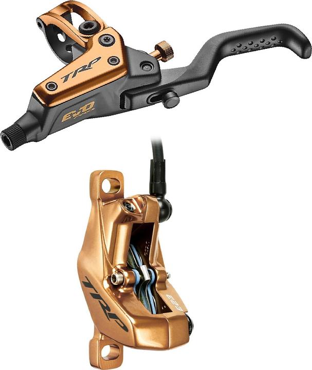 EVO PRO HD-M9040 Scheibenbremse - gold (Front + Rear, Brake Caliper, 4)