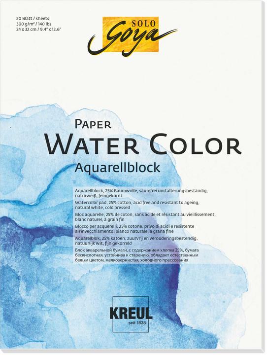 Image du produit Kreul SOLO GOYA Paper Water Color (24 x 32 cm)
