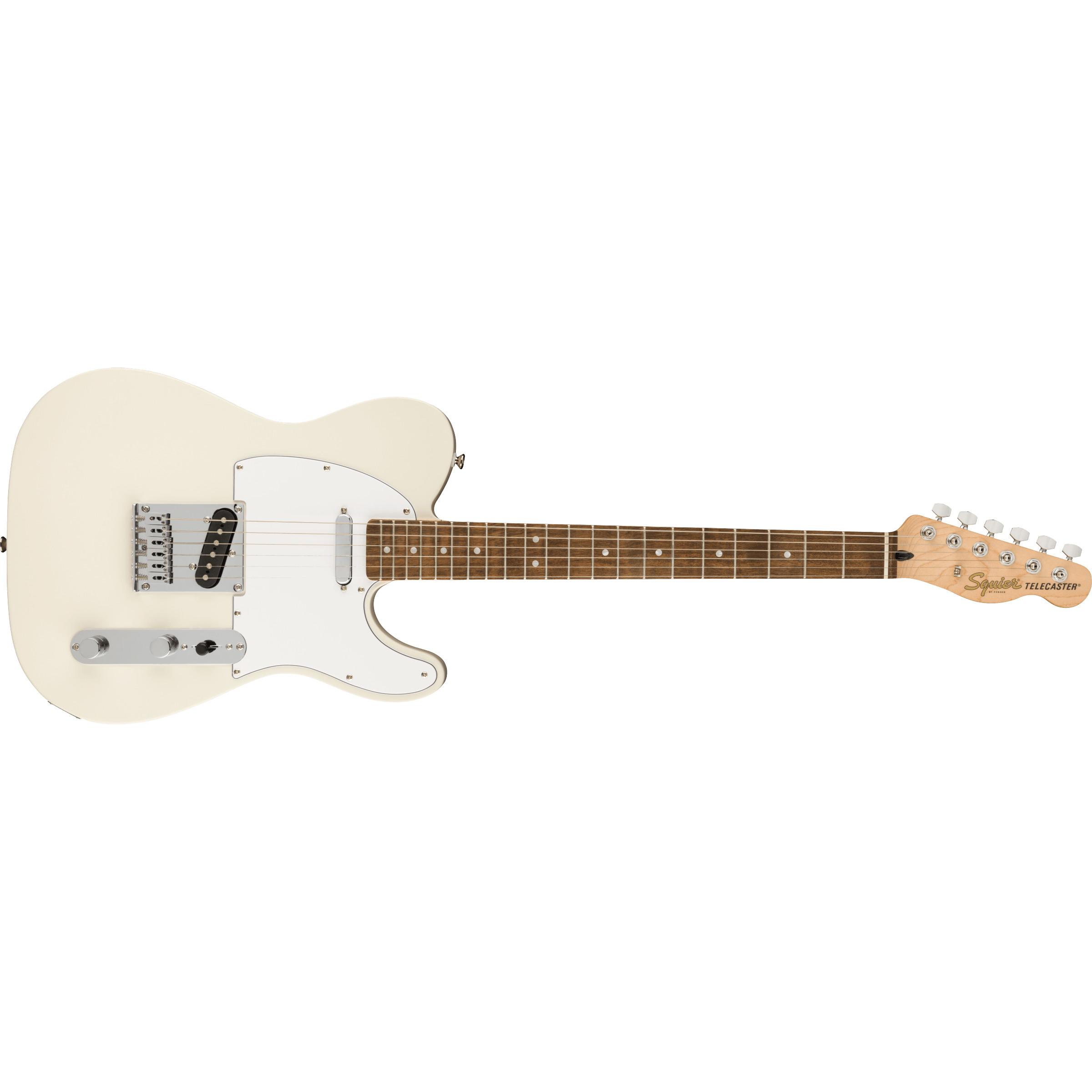 Fender Chitarra elettrica Affinity Series Telecaster Olympic White (Chitarra elettrica, Pioppo, Acero, Siderurgica, Osso), Chitarra, Bianco