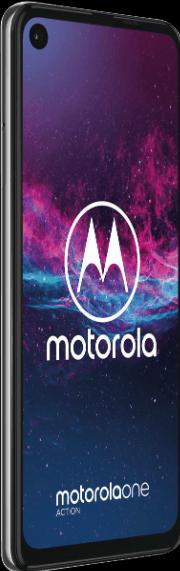 Produktbild Motorola One Action (128 GB, White, 6.30", Hybrid Dual SIM, 4G)