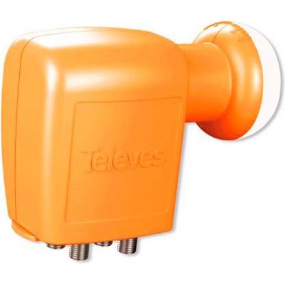 Nenurodyta LNB-Konverter Quad Televes (Quad LNB), LNB, Orange