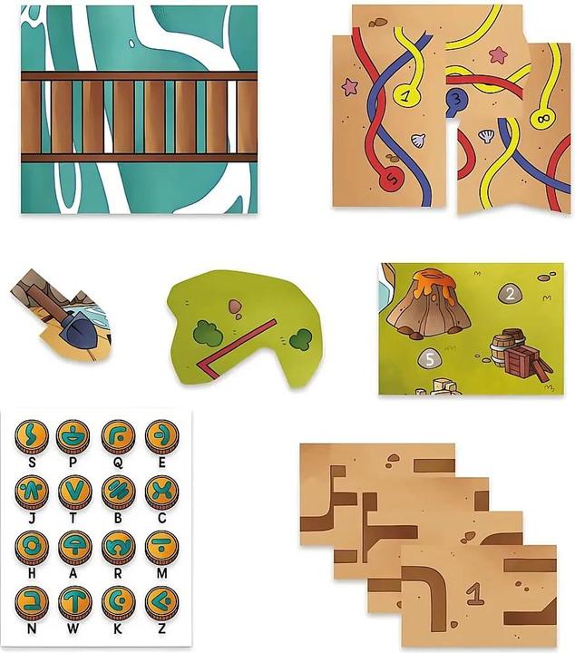 Produktbild Clementoni Galileo Escape Game Junior Insel der Piraten (Deutsch, 1 - 4 Spieler)