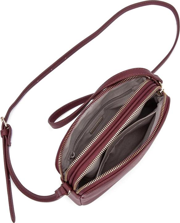 Produktbild David Jones **Damen Umhängetasche - Modell Erisma Lux - Pu Vegan Leder** - 21.0 X 13.0 X 5.0 Cm