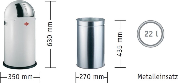 Image du produit Wesco Pushboy Junior (22 l)
