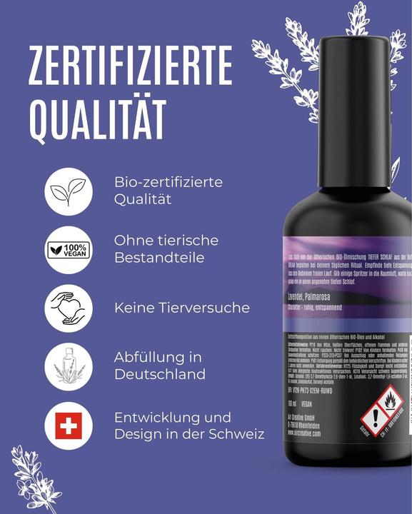 Produktbild AirCreative Bio-Raumspray "Tiefer Schlaf"