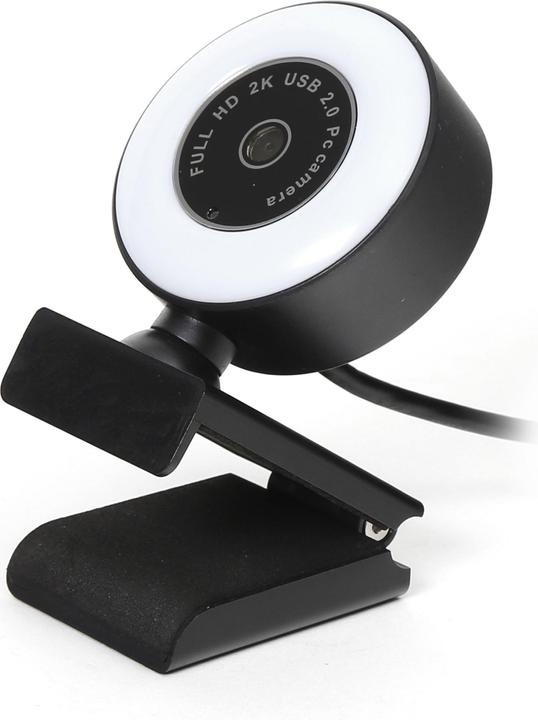 Immagine prodotto Platinet Webcam 2K LED RING (PCWC2KAF) (3.60 Mpx)