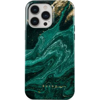 Burga Emerald Pool Tough Magsafe Hülle für iPhone 14 Pro (Apple iPhone 14 Pro), Cover smartphone, Verde