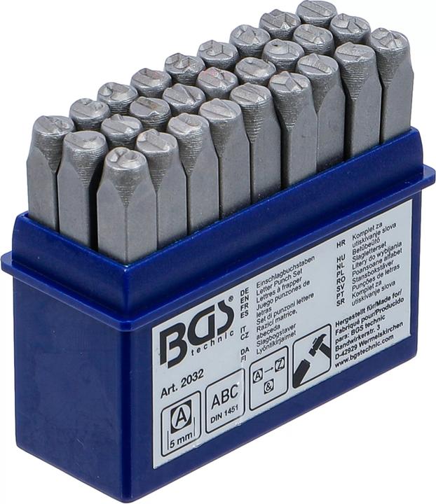 Actual product image BGS Lettres à frapper | 5 mm