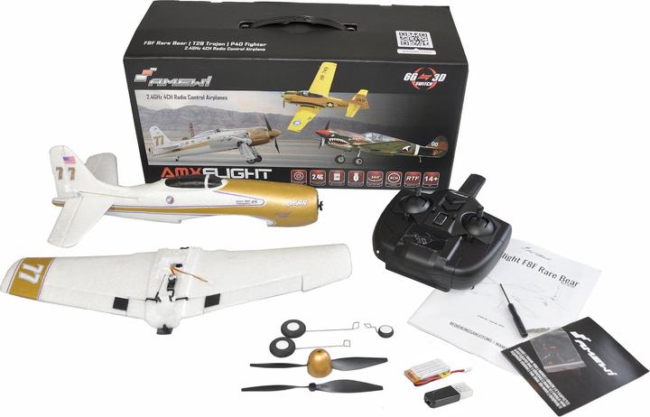 Actual product image Amewi AMXFlight F8F low-wing warbird (Warbird)