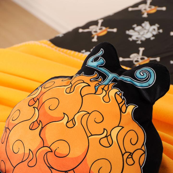 Productafbeelding Herding One Piece oreiller Mera Mera no Mi 45 cm (35 x 32 cm)