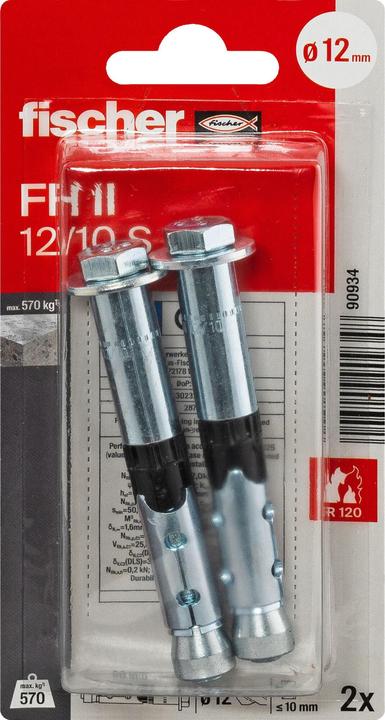 Actual product image Fischer High performance a. FH II 12/10 S K (2 pcs.)