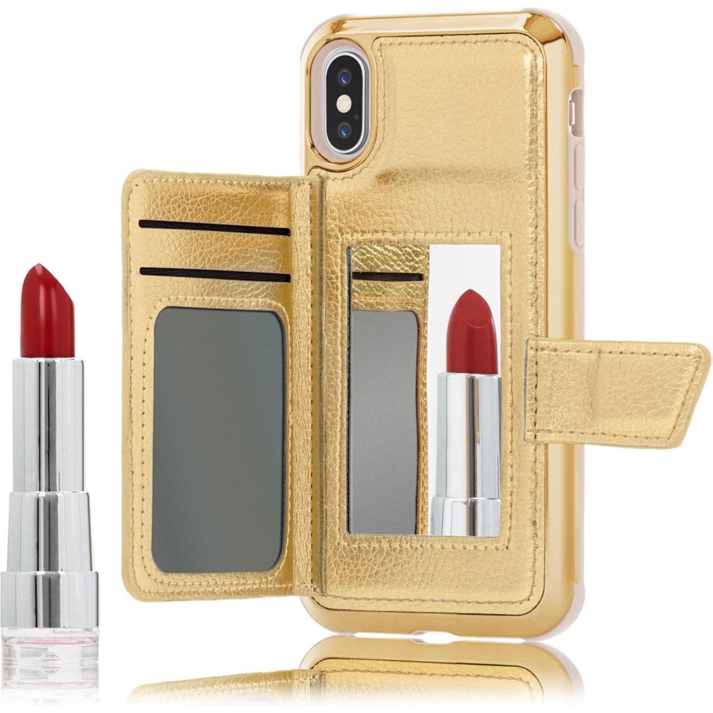 Thumbnail - Nalia Hülle (Apple iPhone X, Apple iPhone XS), Smartphone Hülle, Gold