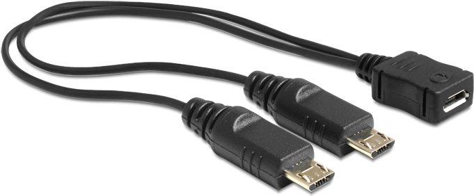 Productafbeelding Delock USB Micro B - USB Micro B (0.20 m, USB 2.0)
