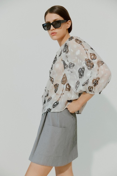 Actual product image Vila Print top with 3/4-length sleeves (38)