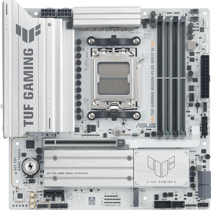 Produktbild ASUS MB TUF GAMING B850M-PLUS WIFI7 W (AM5, AMD B850, mATX)