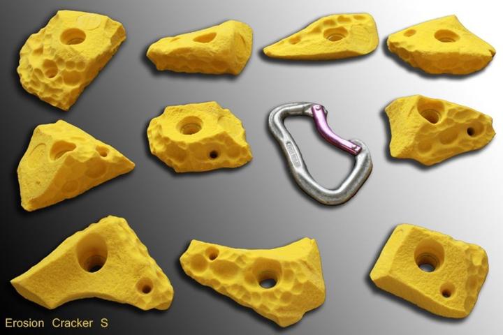 Actual product image Move It Climbingholds Errosion Cracker s climbing holds S (Black)