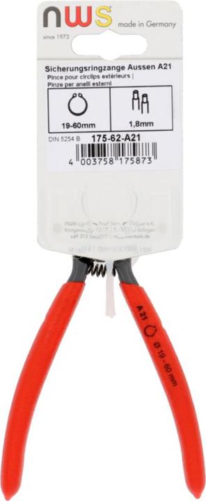 Produktbild NWS Sicherungsringzange (165 mm)