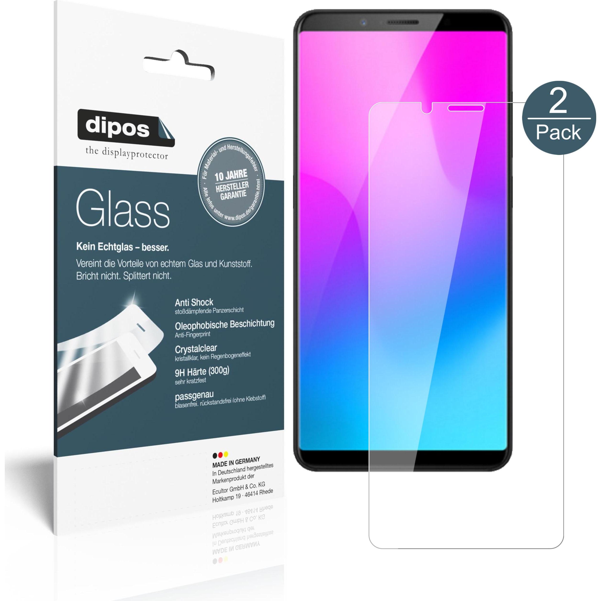 Dipos Displayschutz Anti-Shock (1 Stück, ZTE Nubia Z18 Mini), Smartphone Schutzfolie, Transparent