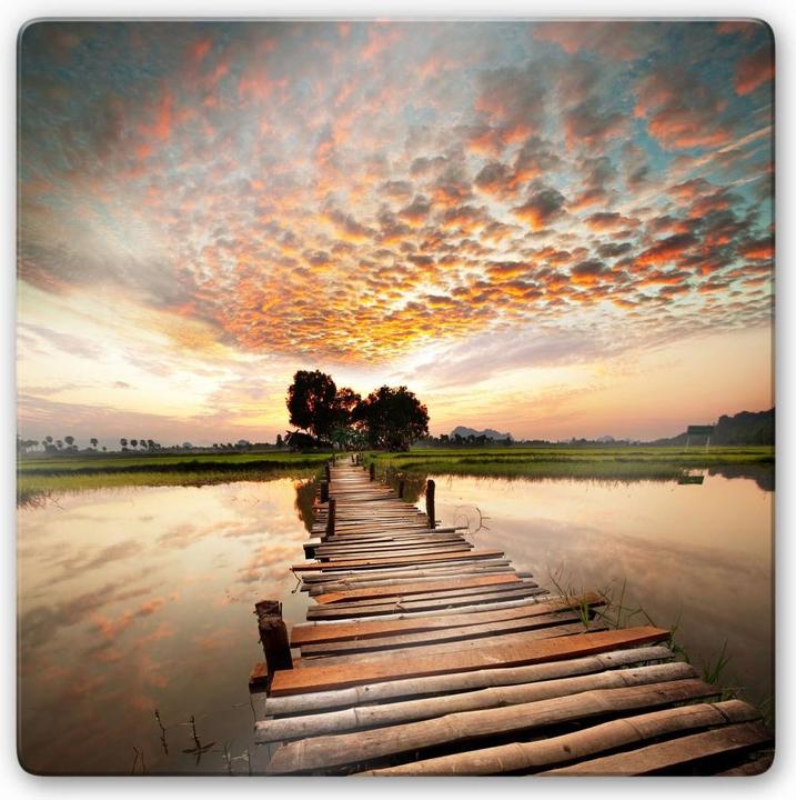 Actual product image Trenddeko To the other Side - square (20 x 20 cm)