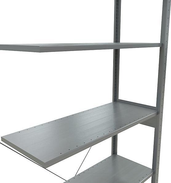 Actual product image eurokraft pro Boltless shelving, single row