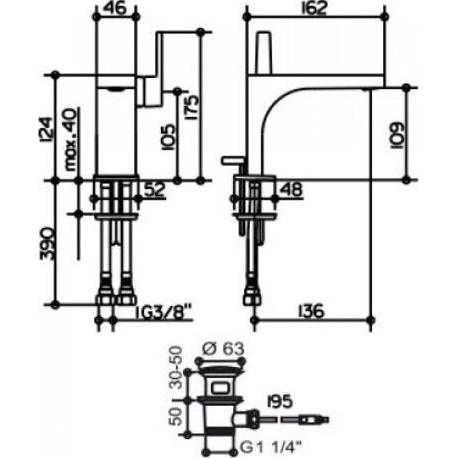 Thumbnail - Keuco, Badarmatur, EH-WT-MI 110 EDITION 11 m ZAG bro gebü