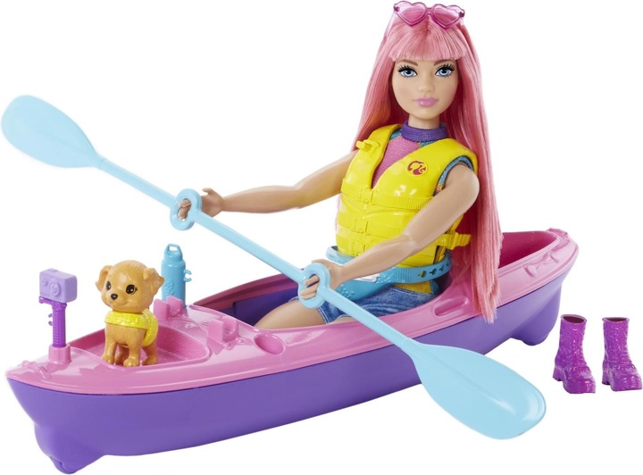 Productafbeelding Barbie BRB Camping Daisy Speelset met kajak