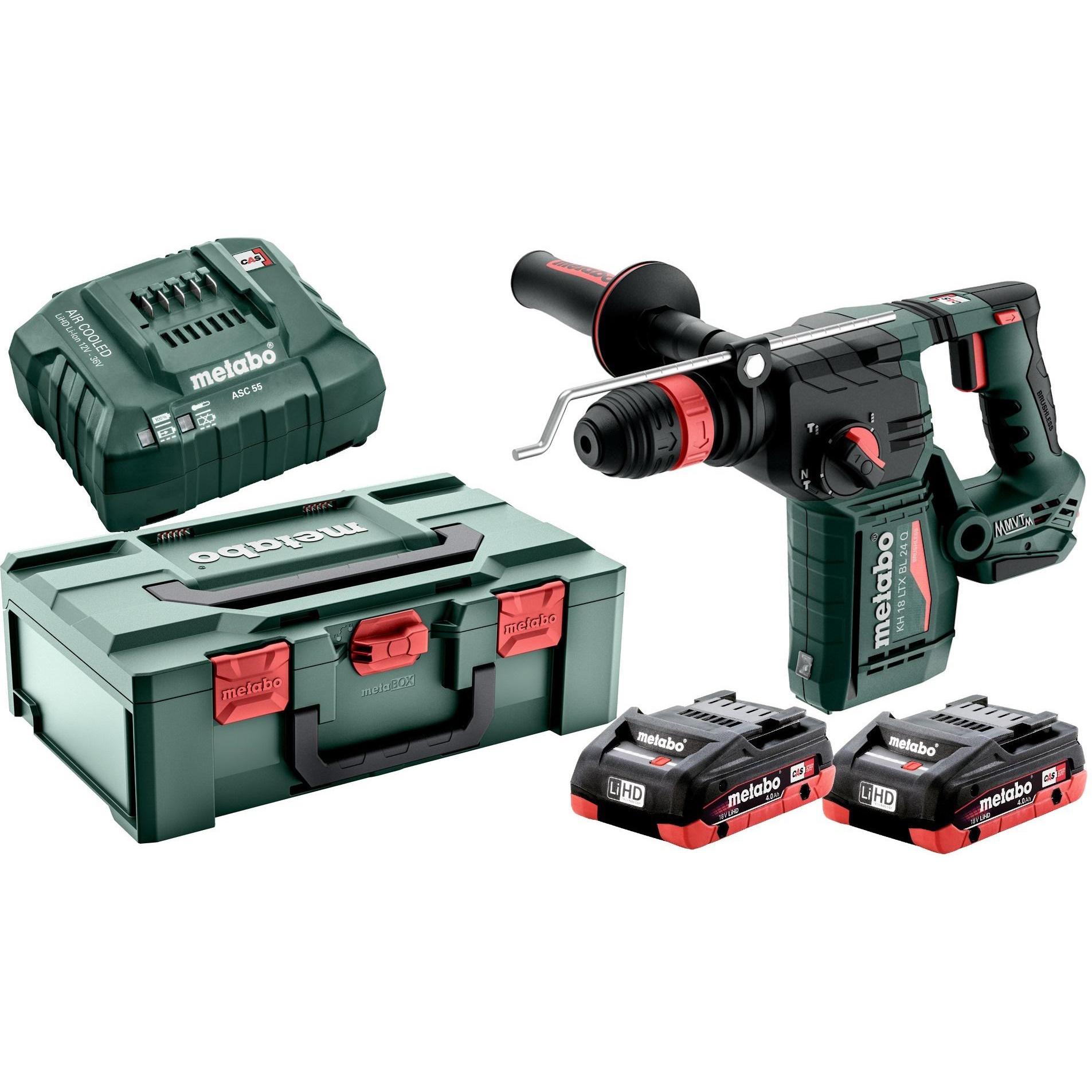 Metabo, Trapano + Avvitatore a batteria, KH 18 LTX BL 24 Q